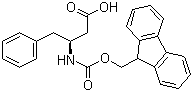 结构式 CAS# 193954-28-8, Fmoc-L-beta-高苯丙氨酸; Fmoc-(S)-3-氨基-4-苯基丁酸; N-芴甲氧羰基-(S)-3-氨基-4-苯基丁酸