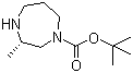 structure of CAS# 194032-32-1, (S)-Hexahydro-3-methyl-1H-1,4-Diazepine-1-carboxylic acid tert-butyl ester
