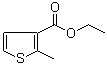 结构式 CAS# 19432-66-7, 2-甲基-3-噻吩基羧酸乙酯