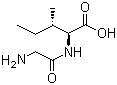 N-Glycyl-L-isoleucine molecular structure (CAS 19461-38-2)