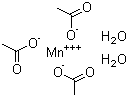 结构式 CAS# 19513-05-4, 醋酸锰