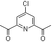 structure of CAS# 195967-10-3, 2,6-Diacetyl-4-chloropyridine;4-Chloro-2,6-diacetylpyridine