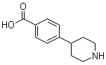 structure of CAS# 196204-01-0, 4-(Piperidin-4-yl)benzoic acid