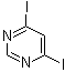 structure of CAS# 19646-06-1, 4,6-Diiodopyrimidine