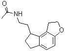 structure of CAS# 196597-16-7, N-[2-(1,6,7,8-Tetrahydro-2H-indeno[5,4-b]furan-8-yl)ethyl]acetamide