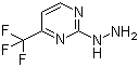 结构式 CAS# 197305-97-8, 2-肼基-4-三氟甲基嘧啶