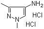 结构式 CAS# 197367-87-6, 1,3-二甲基-1H-吡唑-4-胺二盐酸盐