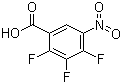 structure of CAS# 197520-71-1, 5-Nitro-2,3,4-trifluorobenzoic acid