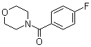 结构式 CAS# 1978-65-0, 4-(4-氟苯甲酰基)吗啉