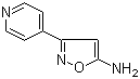 结构式 CAS# 19790-96-6, 3-(吡啶-4-基)异恶唑-5-胺