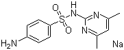 Sulfamethazine sodium salt molecular structure (CAS 1981-58-4)