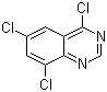 结构式 CAS# 19815-21-5, 4,6,8-三氯喹唑啉