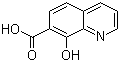 8-羟基喹啉-7-甲酸分子结构 (CAS 19829-79-9)