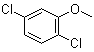 结构式 CAS# 1984-58-3, 2,5-二氯苯甲醚
