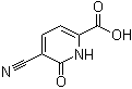 结构式 CAS# 19841-76-0, 5-氰基-1,6-二氢-6-氧代-2-吡啶羧酸