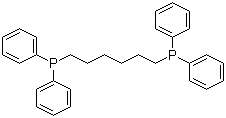 结构式 CAS# 19845-69-3, 1,6-双(二苯基膦基)己烷; 1,6-双二苯基膦己烷