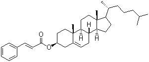 结构式 CAS# 1990-11-0, 胆甾烯基肉桂酸酯; 胆甾醇肉桂酸酯