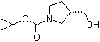 structure of CAS# 199174-24-8, (S)-1-Boc-3-hydroxymethylpyrrolidine;(S)-3-Hydroxymethylpyrrolidine-1-carboxylic acid tert-butyl ester