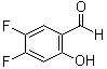 结构式 CAS# 199287-52-0, 4,5-二氟-2-羟基苯甲醛