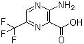 结构式 CAS# 1996-45-8, 3-氨基-6-三氟甲基吡嗪-2-甲酸