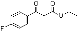 structure of CAS# 1999-00-4, Ethyl 3-(4-fluorophenyl)-3-oxopropanoate;4-Fluorobenzoylacetic acid ethyl ester