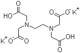 Dipotassium EDTA molecular structure (CAS 2001-94-7)