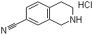 structure of CAS# 200137-81-1, 1,2,3,4-Tetrahydroisoquinoline-7-carbonitrile hydrochloride;7-Cyano-1,2,3,4-tetrahydroisoquinoline hydrochloride