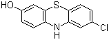 2-Chloro-7-hydroxyphenothiazine molecular structure (CAS 2002-32-6)