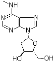 N6-甲基-2'-脱氧腺苷分子结构 (CAS 2002-35-9)
