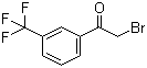 结构式 CAS# 2003-10-3, 2-溴-1-(3-(三氟甲基)苯基)乙酮