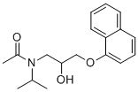 structure of CAS# 2007-11-6, Propranolol Impurity 2;N-Acetylpropranolol;N-(2-hydroxy-3-naphthalen-1-yloxypropyl)-N-propan-2-ylacetamide