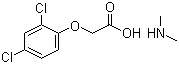 structure of CAS# 2008-39-1, N-Methylmethanamine 2,4-dichlorophenoxyacetate;2,4-D dimethylamine salt; Dimethylammonium 2,4-dichlorophenoxyacetate