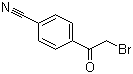 structure of CAS# 20099-89-2, 2-Bromo-4'-cyanoacetophenone;4-(2-Bromoacetyl)benzonitrile; 4-Cyanophenacyl bromide