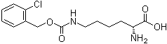 结构式 CAS# 201014-19-9, N6-[[(2-氯苯基)甲氧基]羰基]-D-赖氨酸