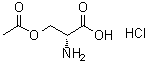 structure of CAS# 201212-79-5, D-Serine acetate (ester) hydrochloride