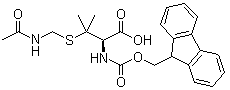 3-[[(Acetylamino)methyl]thio]-N-[(9H-fluoren-9-ylmethoxy)carbonyl]-L-valine molecular structure (CAS 201531-76-2)