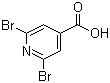 2,6-Dibromopyridine-4-carboxylic acid molecular structure (CAS 2016-99-1)