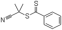 structure of CAS# 201611-85-0, Cyanoisopropyl dithiobenzoate;1-Cyano-1-methylethyl dithiobenzoate; 2-Cyanoprop-2-yl dithiobenzoate; Benzenecarbodithioic acid 1-cyano-1-methylethyl ester