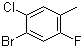 structure of CAS# 201849-17-4, 4-Bromo-5-chloro-2-fluorotoluene;1-Bromo-2-chloro-5-fluoro-4-methylbenzene