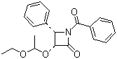(3R,4S)-1-Benzoyl-3-(1-ethoxyethoxy)-4-phenyl-2-azetidinone molecular structure (CAS 201856-53-3)