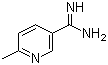 结构式 CAS# 201937-20-4, 6-甲基-3-吡啶甲脒