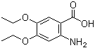 结构式 CAS# 20197-72-2, 2-氨基-4,5-二乙氧基苯甲酸