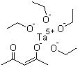 structure of CAS# 20219-33-4, Tantalum (V) tetraethoxide 2,4-pentanedionate