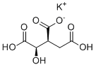 structure of CAS# 20226-99-7, L-Isocitric acid;(2S,3R)-2-(carboxymethyl)-3,4-dihydroxy-4-oxobutanoate potassium