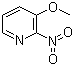 structure of CAS# 20265-37-6, 3-Methoxy-2-nitropyridine;2-Nitro-3-methoxypyridine