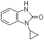 structure of CAS# 202859-73-2, 1-Cyclopropyl-1,3-dihydro-2H-benzimidazol-2-one