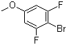 结构式 CAS# 202865-61-0, 4-溴-3,5-二氟苯甲醚