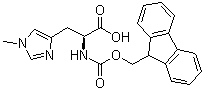 结构式 CAS# 202920-22-7, N-[芴甲氧羰基]-1-甲基-L-组氨酸