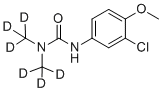 structure of CAS# 2030182-41-1, 3-(3-Chloro-4-methoxyphenyl)-1,1-bis[(2H3)methyl]urea