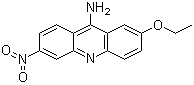 structure of CAS# 20304-70-5, 2-Ethoxy-6-nitro-9-aminoacridine